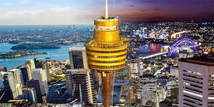 Menara Sydney Australia Menikmati Pemandangan Yang Sangat Indah