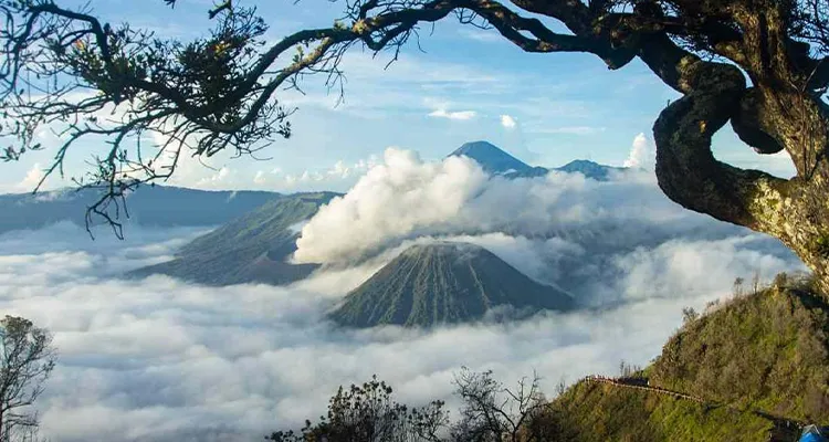 Wisata Perjanan Gunung Bromo Keindahan Matahari Terbenam