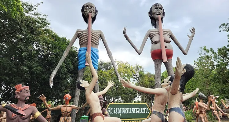 Destinasi Taman Neraka Wat Saen Suk Sekilas Tentang Kosmologi Buddha